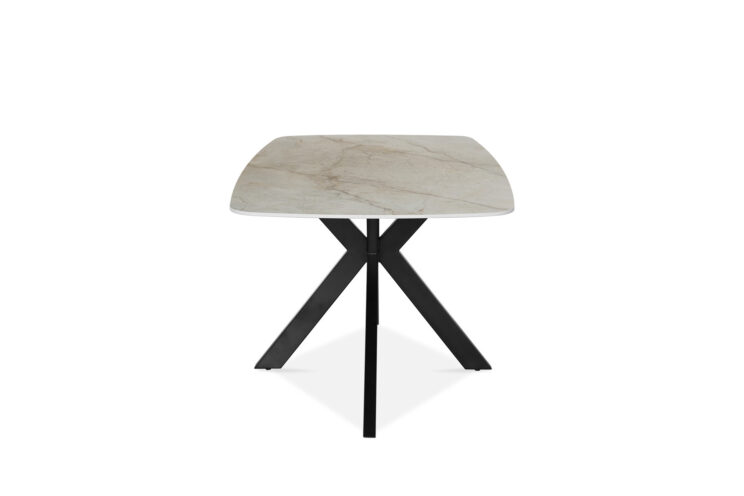 Table 'Apollo' 180 cm ovale en pierre brillante beige shakespearienne danoise - Image 6