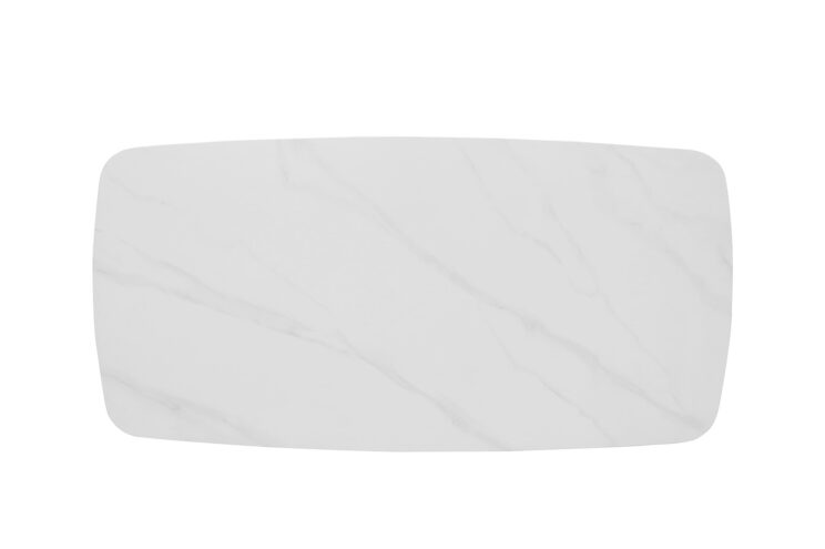 Table 'Apollo' 180 cm ovale en pierre blanche danoise - Image 6