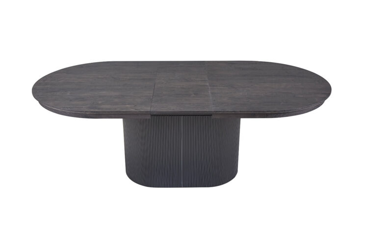 Table extensible 'Lagos' 180-220 cm Ovale Décor brun foncé - Image 5