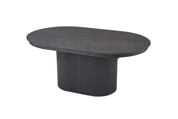 Table extensible 'Lagos' 180-220 cm Ovale Décor brun foncé - Image 6
