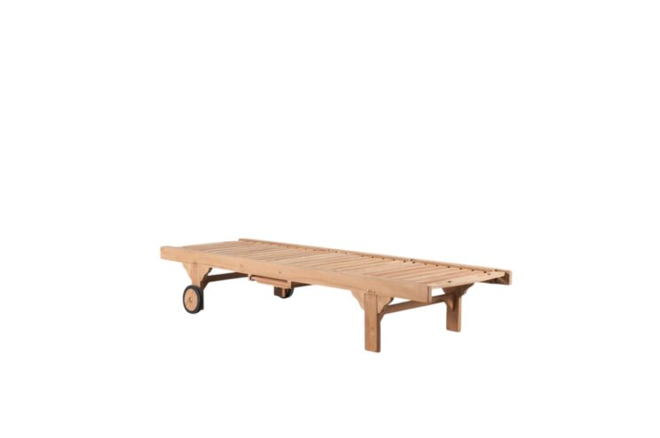 Chaise longue en teck - Image 2