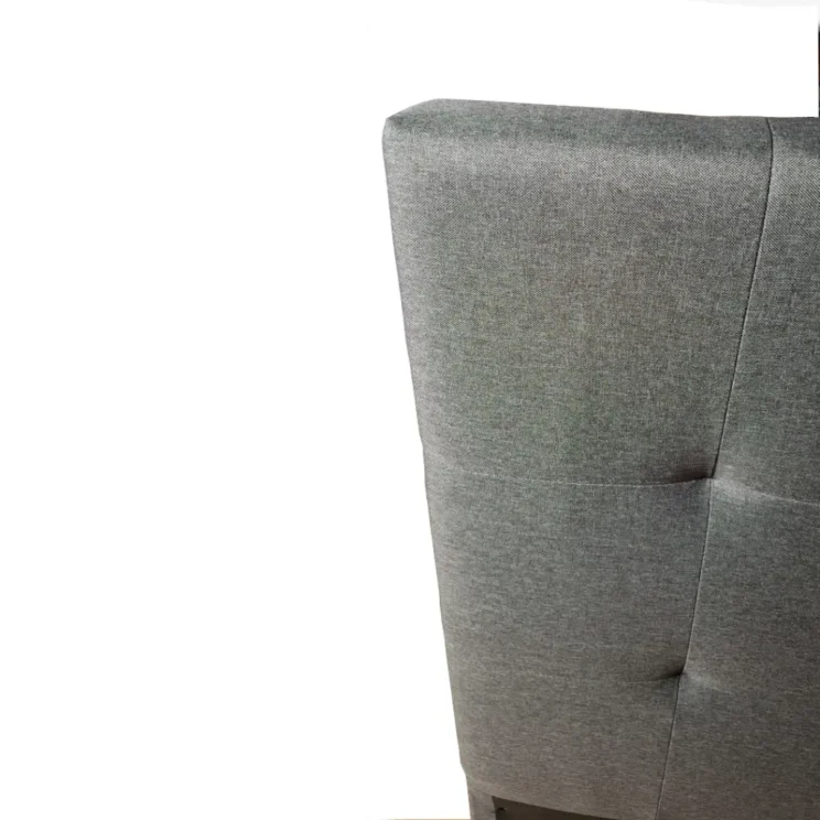 Lit coffre en tissu gris "Cairo" 90*200 - Image 2