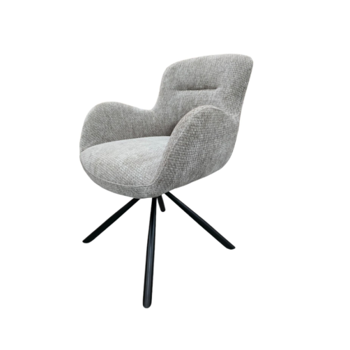 Chaise pivotante en tissu "Altea"
