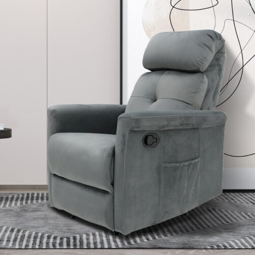 Relax 'Wuhan' réglable manuellement Tissu Gris