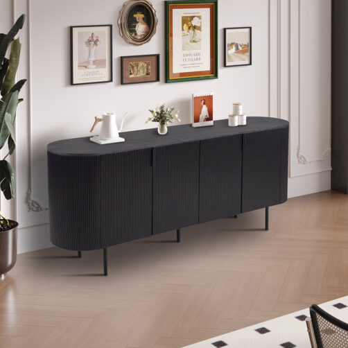 Buffet 'Lagos' 200 cm Décor Marron Foncé