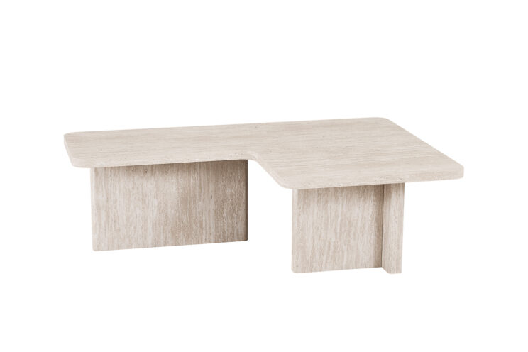 Table basse 'Arallo' décor travertin beige - Image 7