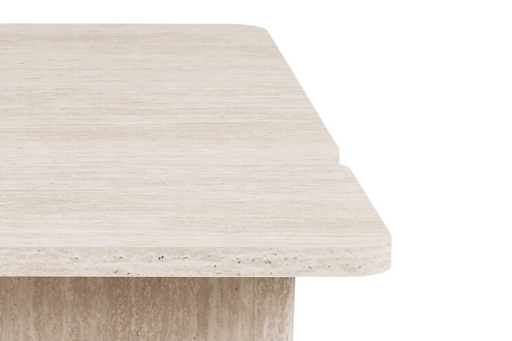 Table basse 'Arallo' décor travertin beige - Image 9