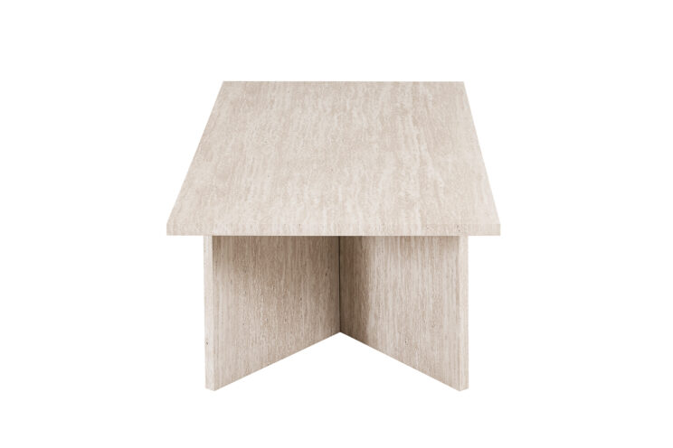 Table basse 'Litar' décor travertin beige - Image 5