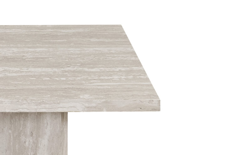 Table basse 'Litar' décor travertin gris - Image 6