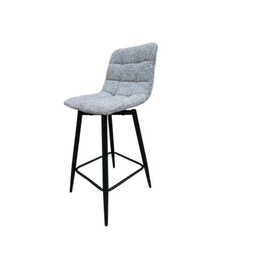 Tabouret pivotant en tissu "Javea"