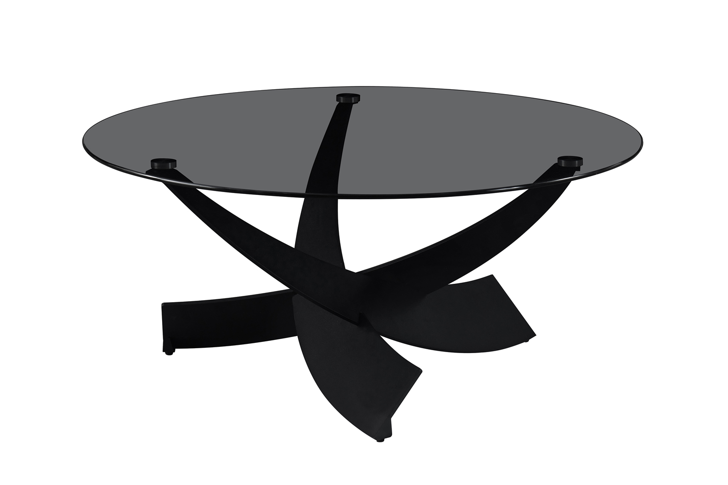 Table basse "Weston" ronde en verre - Image 3