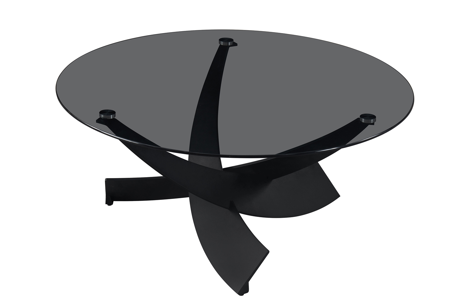 Table basse "Weston" ronde en verre - Image 4