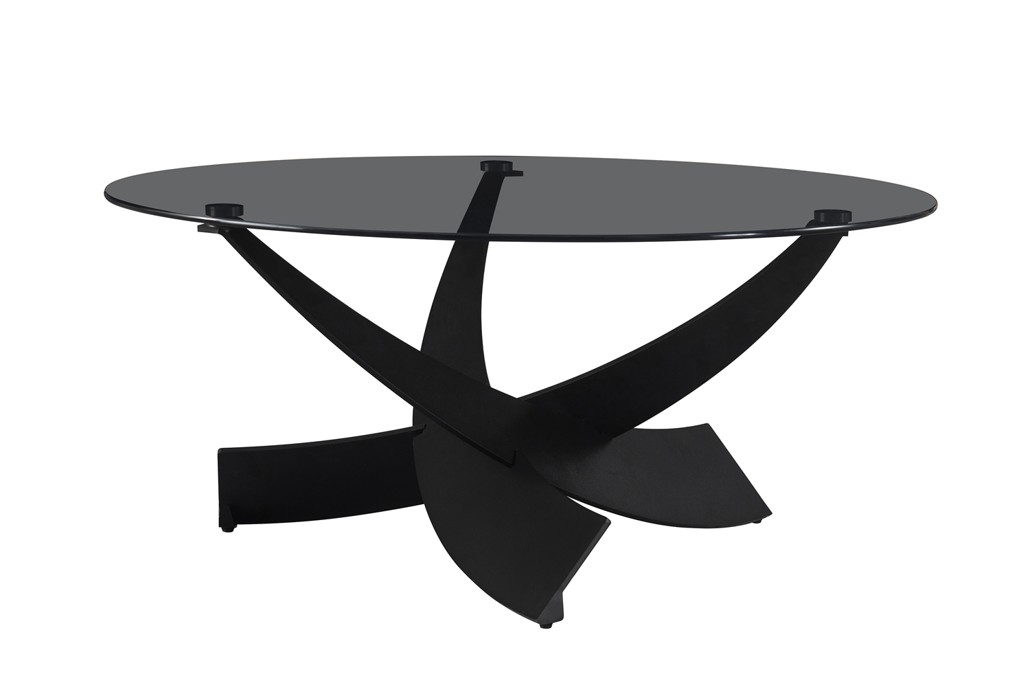 Table basse "Weston" ronde en verre - Image 6