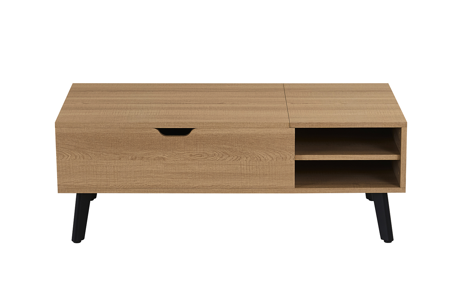 Table basse "Justine" plateau relevable décor chêne naturel - Image 5