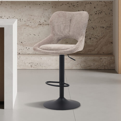 Chaise de bar en tissu "Mori"