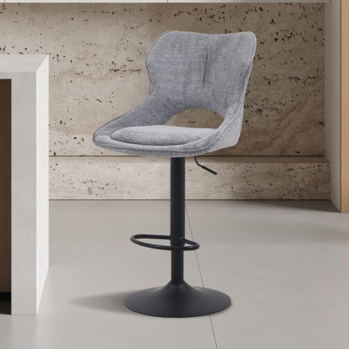 Chaise de bar en tissu "Mori"