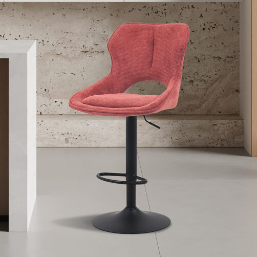 Chaise de bar en tissu "Mori"