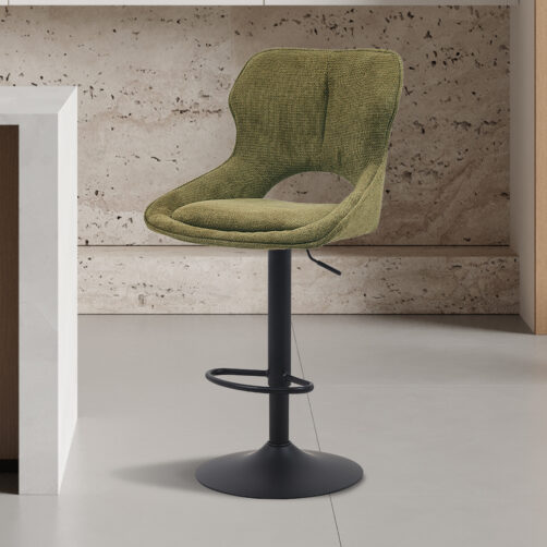 Chaise de bar en tissu "Mori"