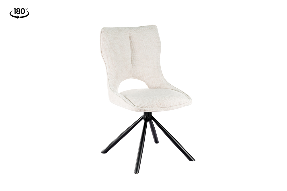 Chaise pivotante en tissu "Mori" - Image 5