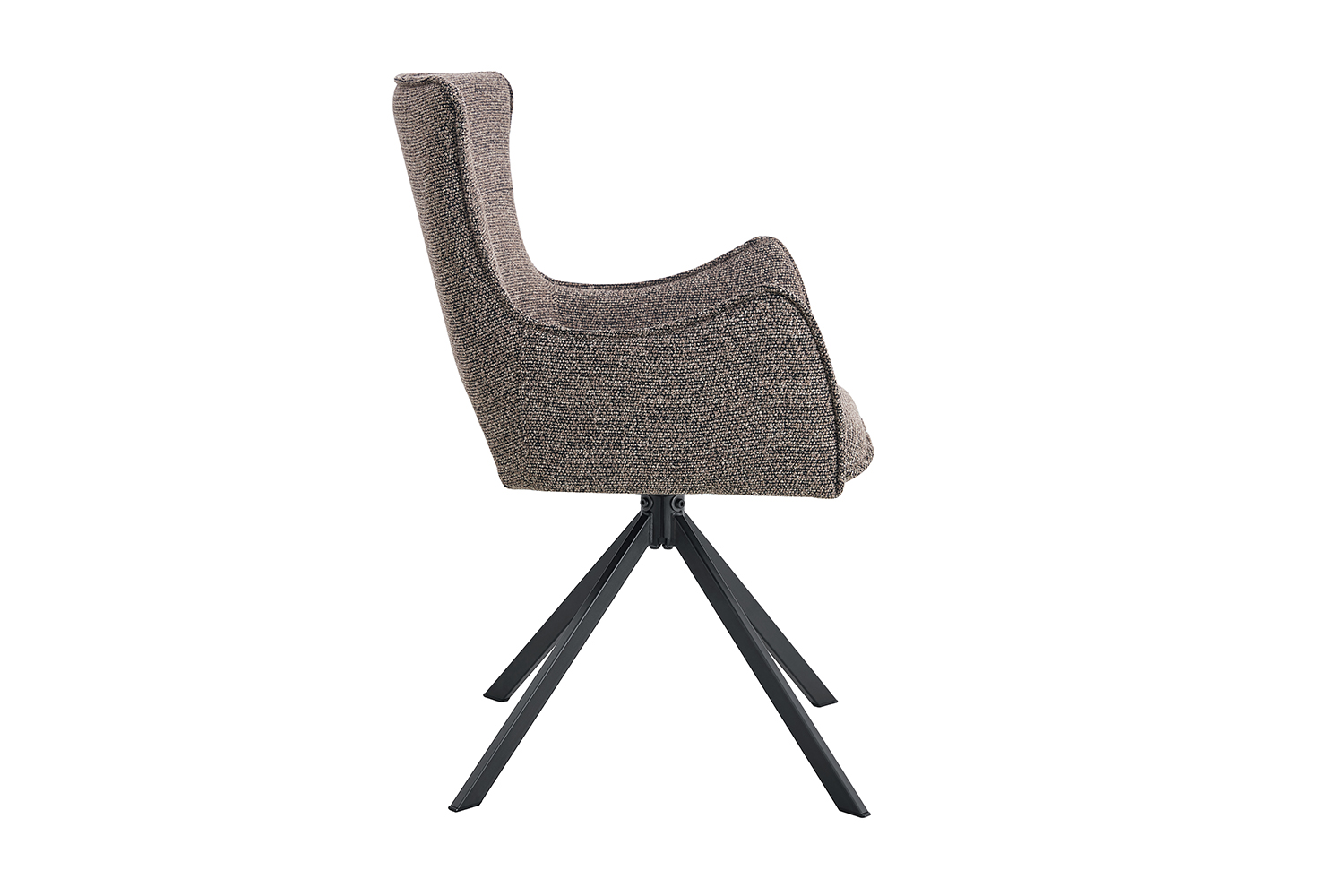 Chaise pivotante en tissu "Billy" - Image 6