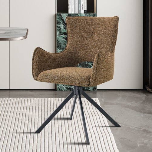 Chaise pivotante en tissu "Billy"