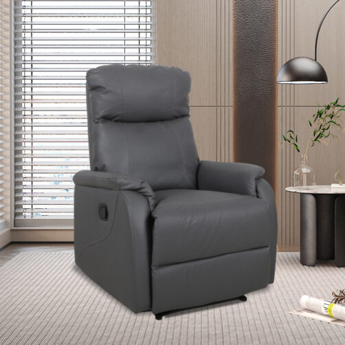 Relax 'Tokio' réglable manuellement en PU gris