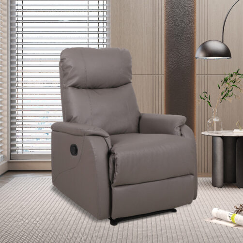 Relax 'Tokio' réglable manuellement en PU Taupe