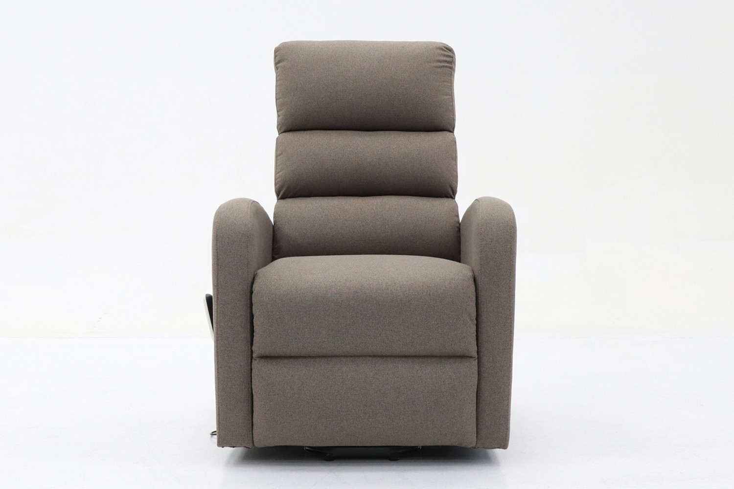 Fauteuil relax électrique avec fonction de levage 'Bruges' en tissu taupe - Image 2
