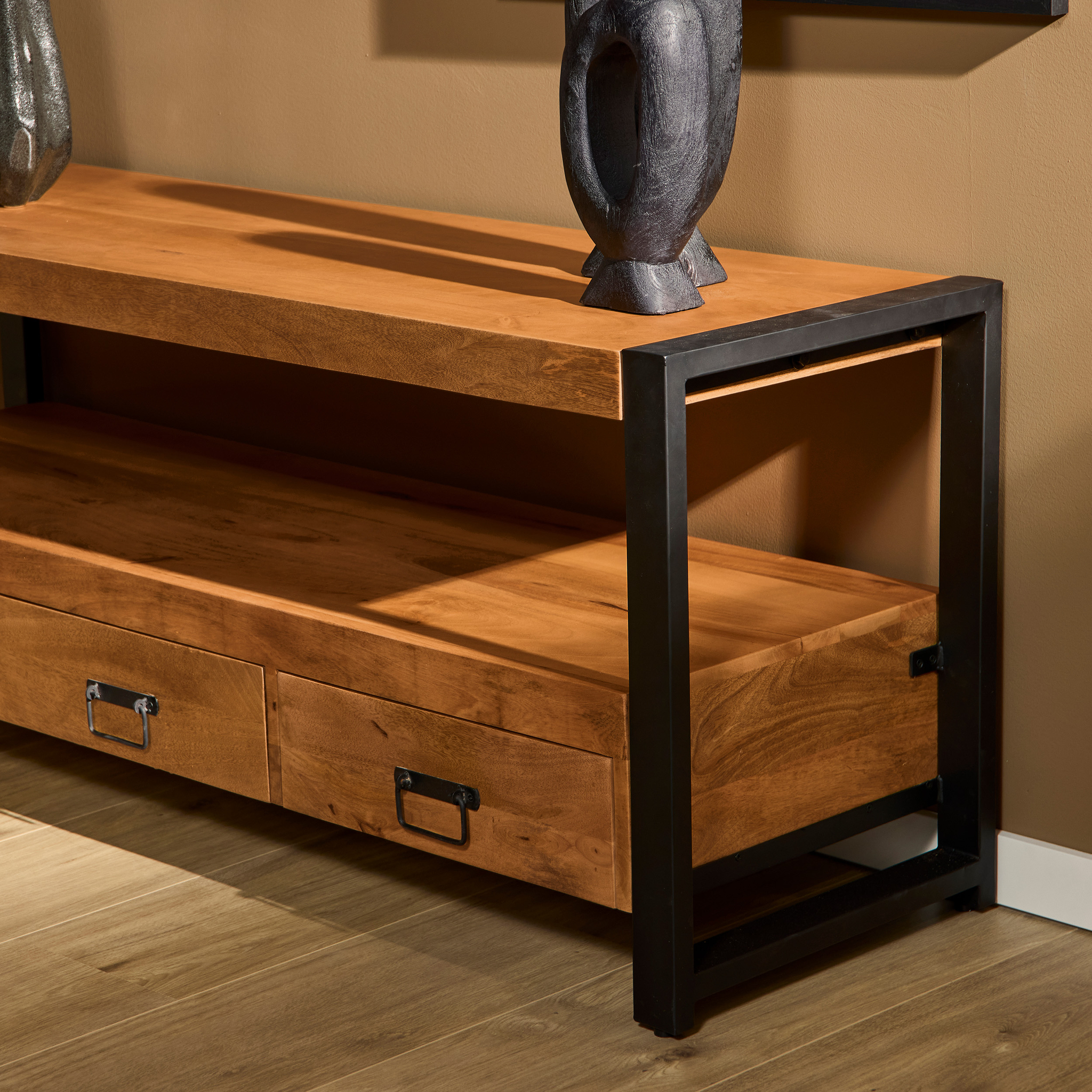 Meuble TV Boaz | Bois de manguier | 150 cm - Image 2