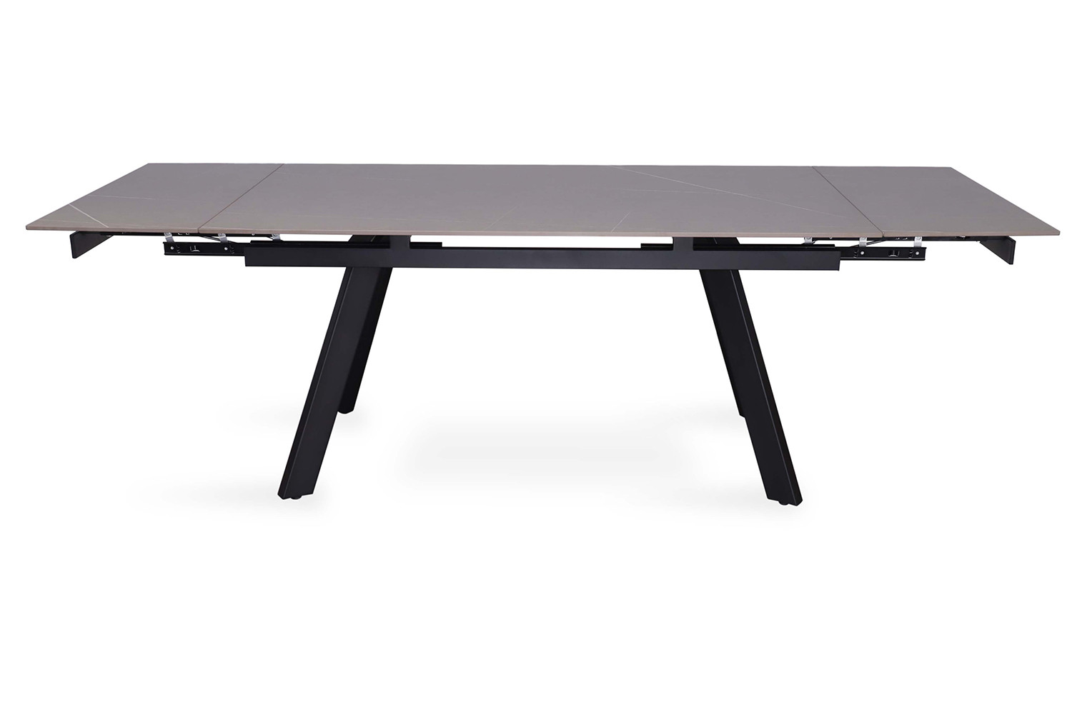 Table extensible 'Hera' 160-240 cm rectangulaire en pierre noire - Image 7