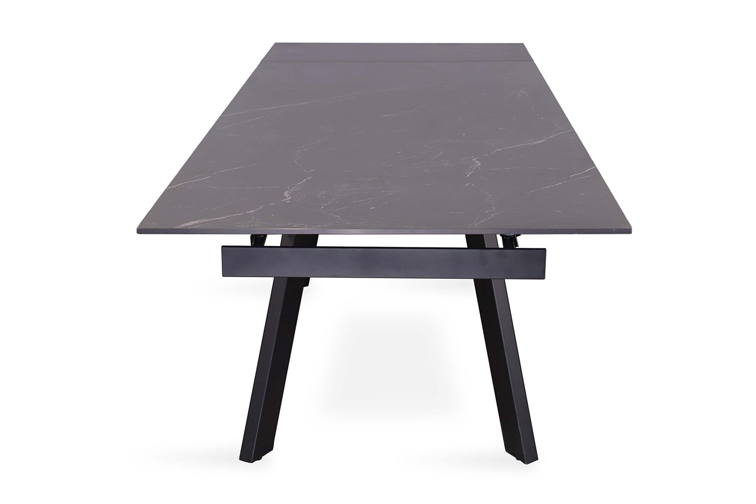 Table extensible 'Hera' 160-240 cm rectangulaire en pierre noire - Image 9
