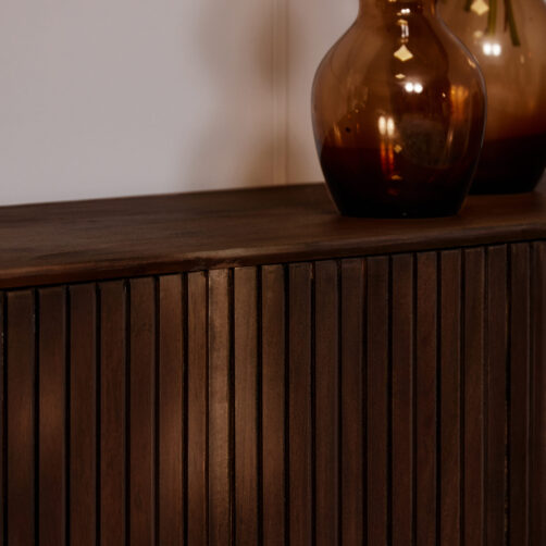 Meuble TV Madison Marron | Bois de manguier | 210 cm