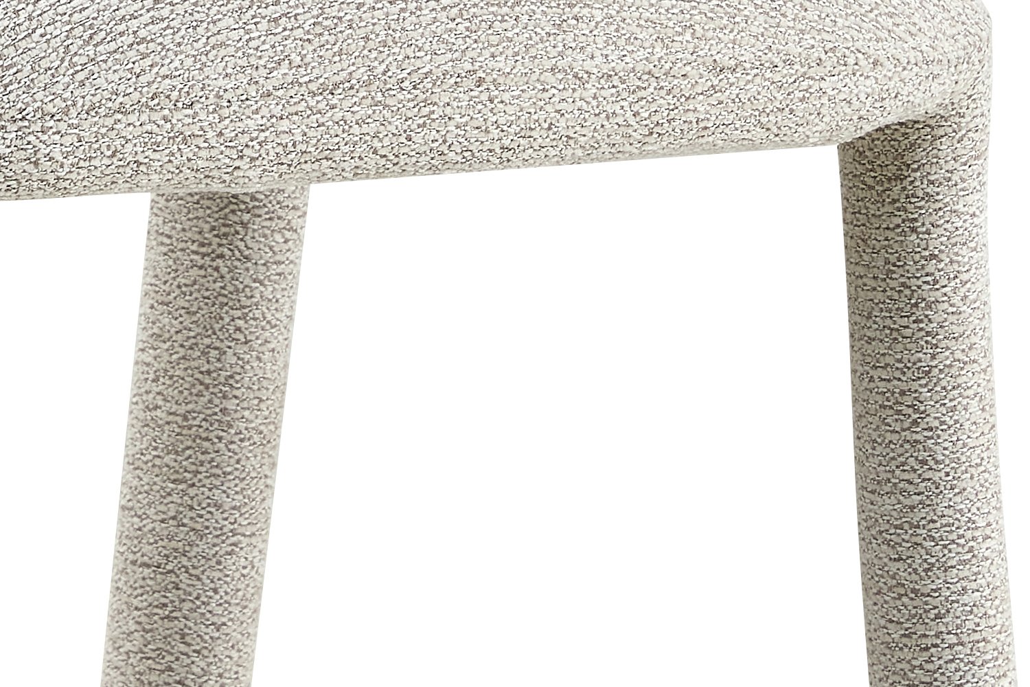Chaise "Elvas" empilable en tissu écru - Image 12