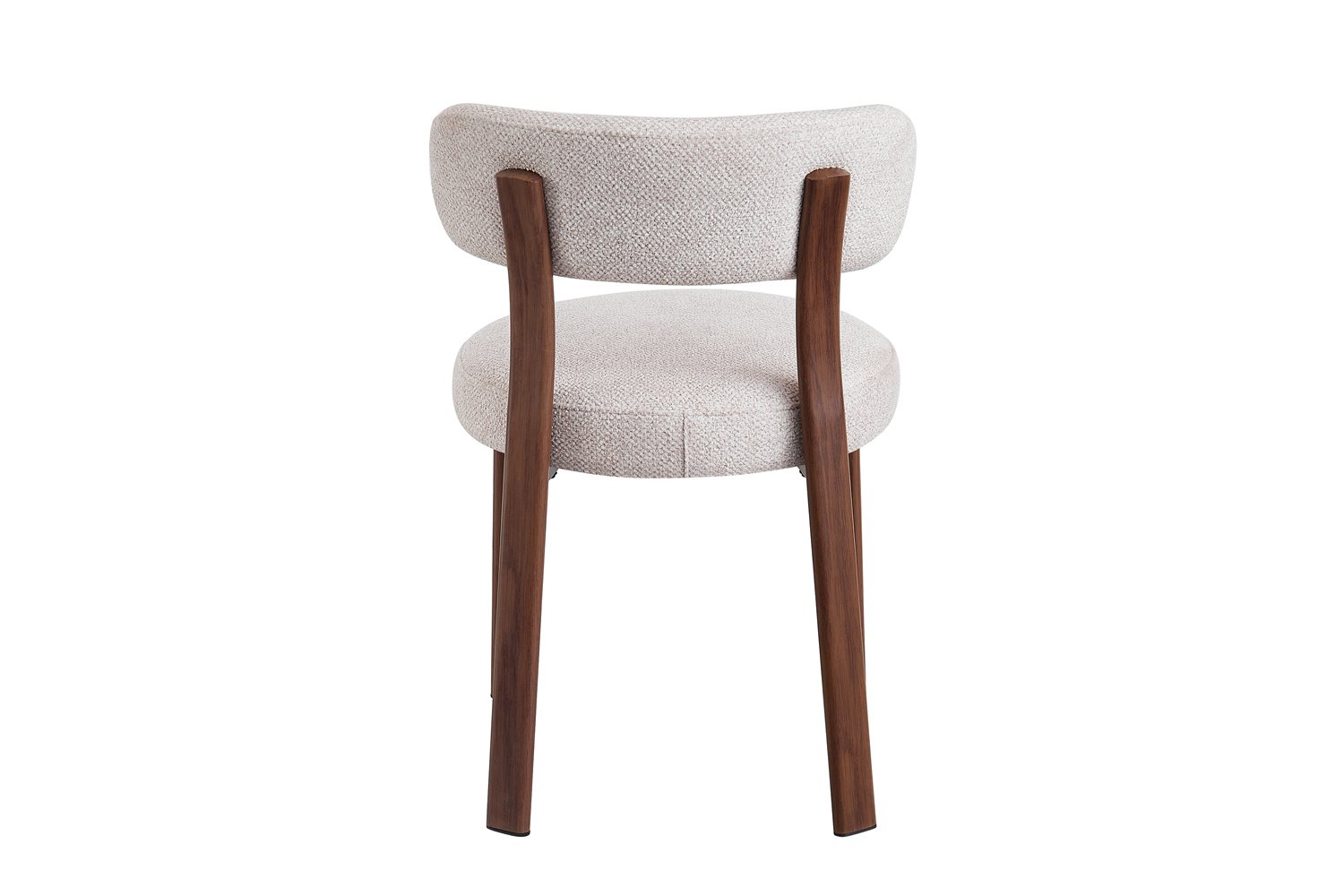 Chaise "Julia" en tissu - pieds effet noyer - Image 7