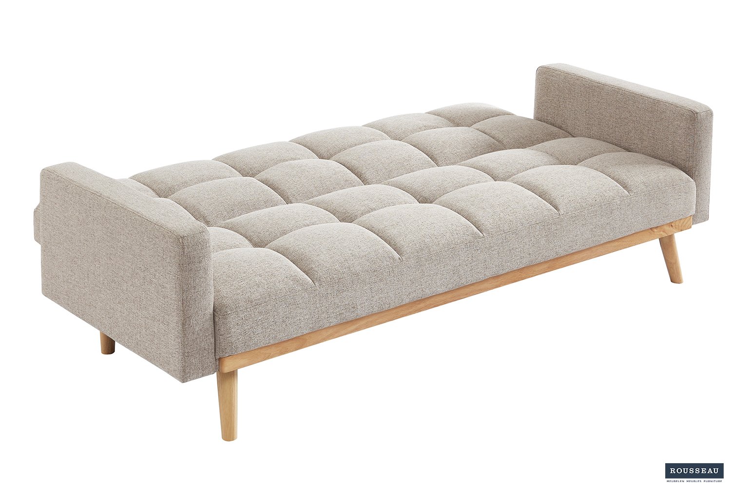Canapé-lit 'Adana' Tissu Davis Neve 13 Beige - Image 5