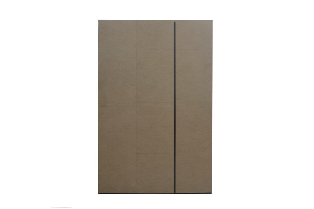 Armoire 'Marc' 3 portes avec miroir Gris foncé - Image 5