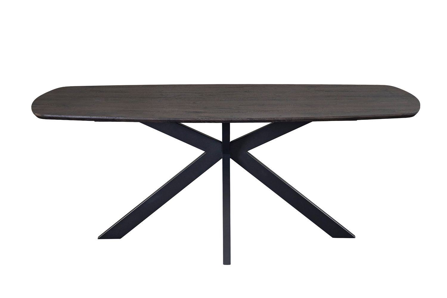 Table 'Aziz' 200 cm Ovale Danoise Décor Brun foncé - Image 4