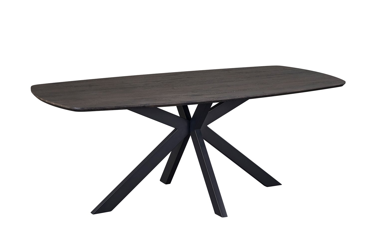 Table 'Aziz' 200 cm Ovale Danoise Décor Brun foncé - Image 5