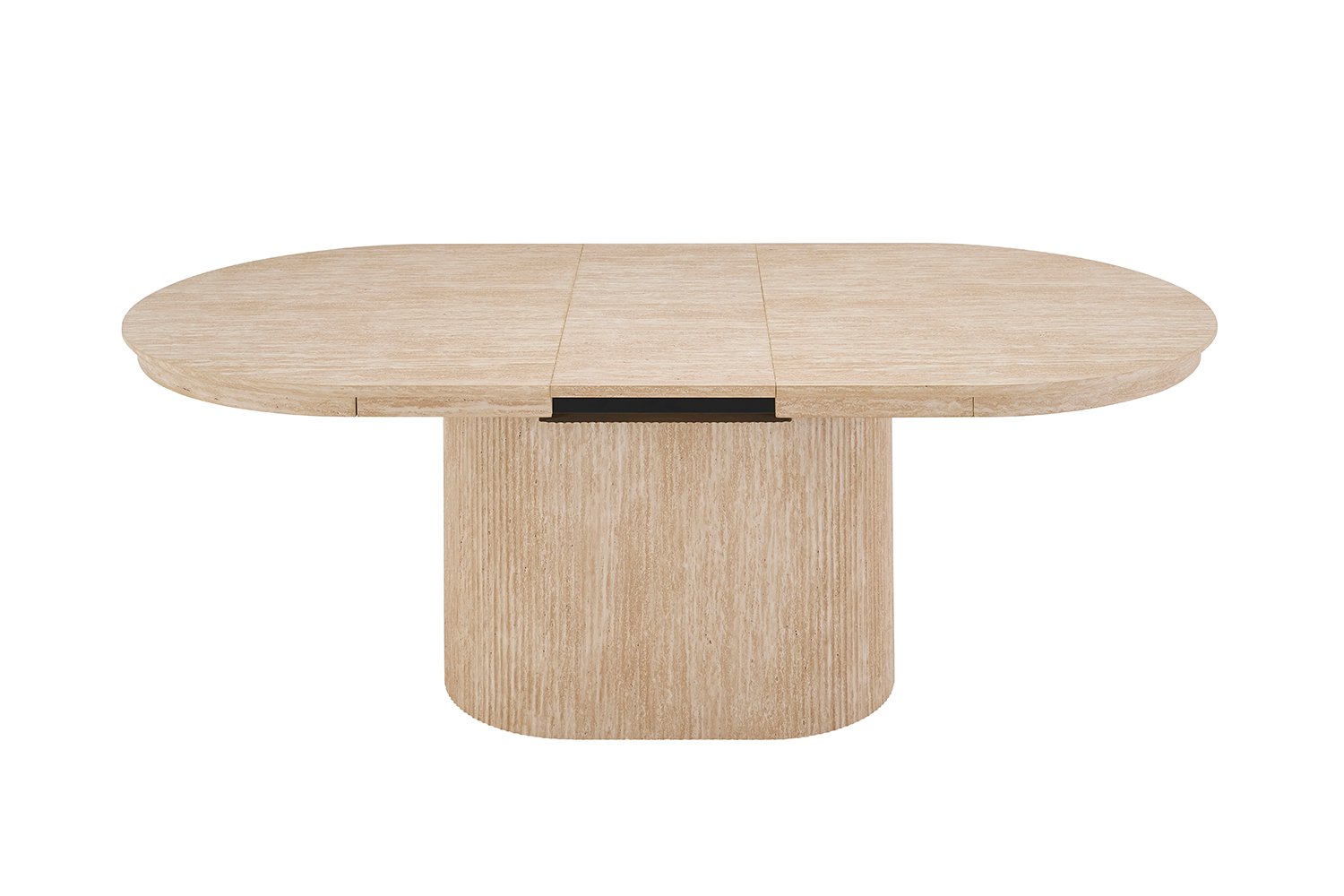 Table extensible 'Lagos' 180-220 cm Ovale Décor travertin beige - Image 8