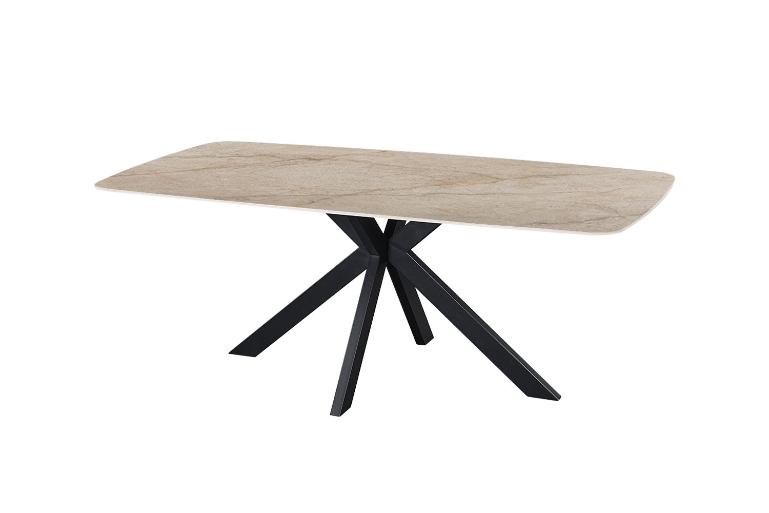 Table 'Apollo' 200 cm Ovale Danoise Pierre Taj Mahal Beige - Image 4