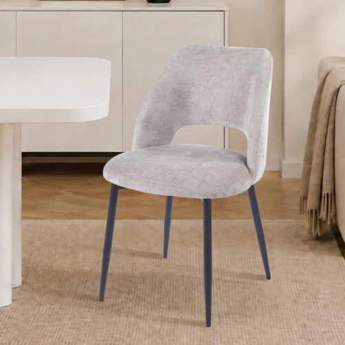 Chaise 'Arlo' Tissu Perfect Harmony Sable