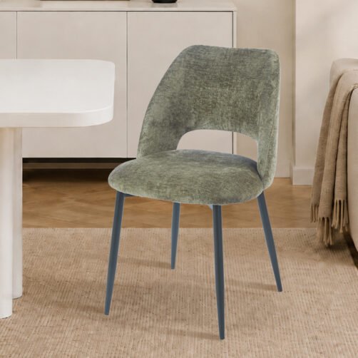 Chaise 'Arlo' Tissu Perfect Harmony Vert