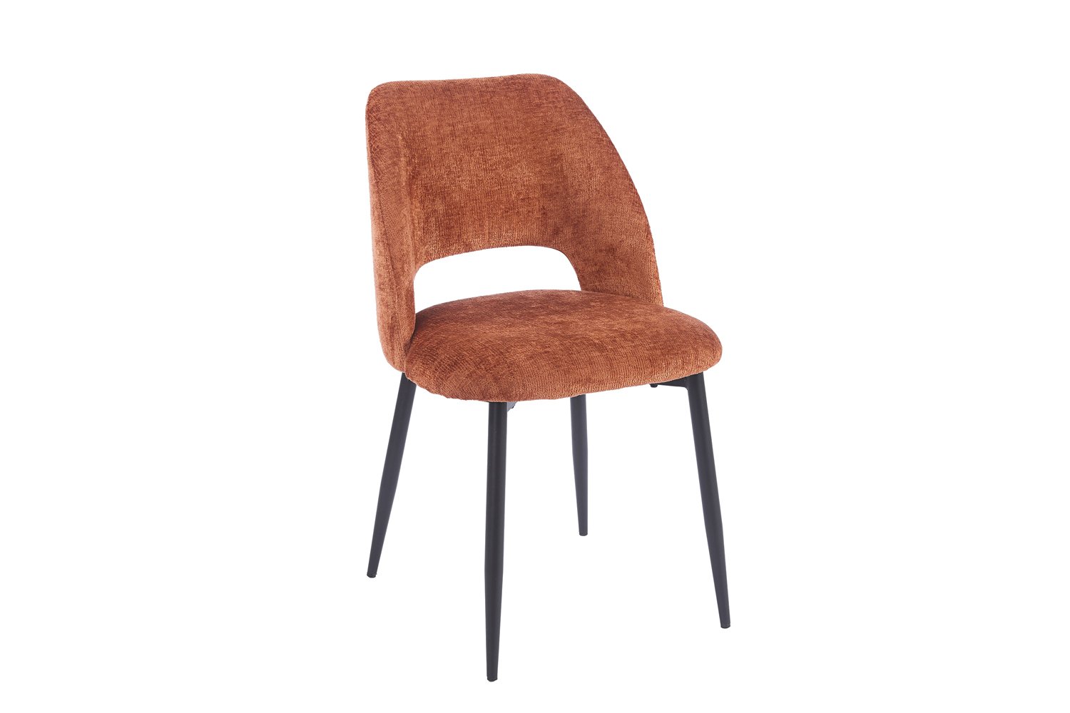 Chaise 'Arlo' Tissu Perfect Harmony Rouille - Image 4