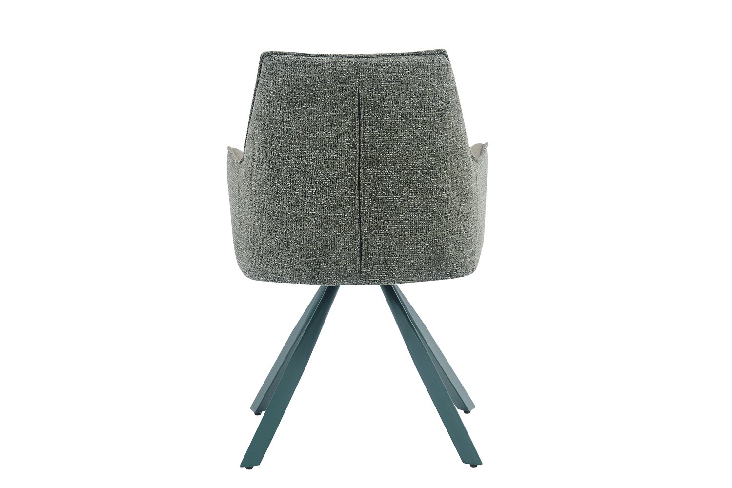 Chaise 'Solenne' Pivotante en tissu vert - Image 7