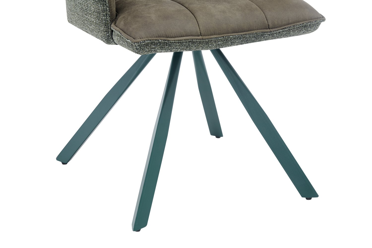 Chaise 'Solenne' Pivotante en tissu vert - Image 8