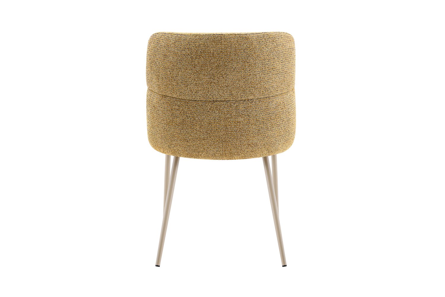 Chaise 'Alix' Tissu Jaune - Pied Beige - Image 7